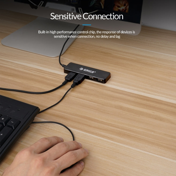 ORICO FL01-BK 4 Ports USB 2.0 HUB Expand Converter - Black