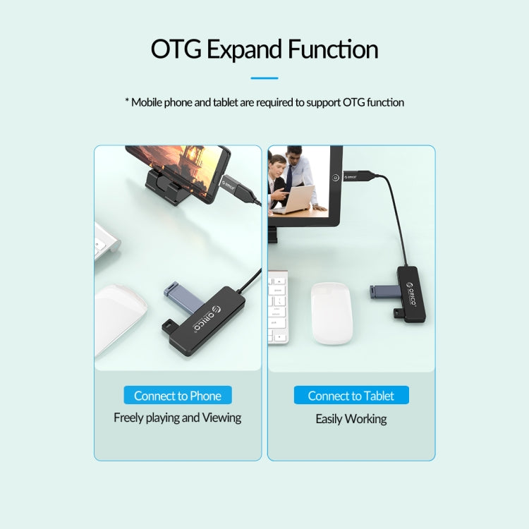 ORICO FL01-BK 4 Ports USB 2.0 HUB Expand Converter - Black