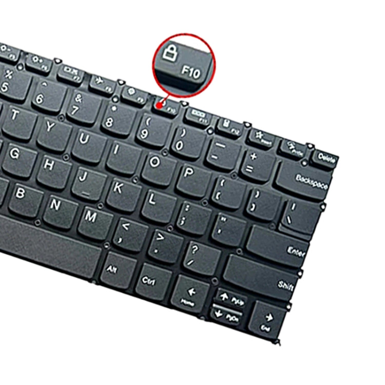 For Lenovo IdeaPad 5 / Yoga Slim 7 Pro  US Version Laptop Backlight Keyboard, F10 Key with Lock Icon