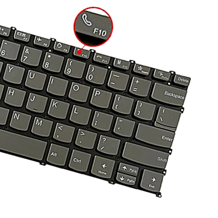 For Lenovo IdeaPad 5 / Yoga Slim 7 Pro US Version Laptop Backlight Keyboard, F10 Key with Phone Icon