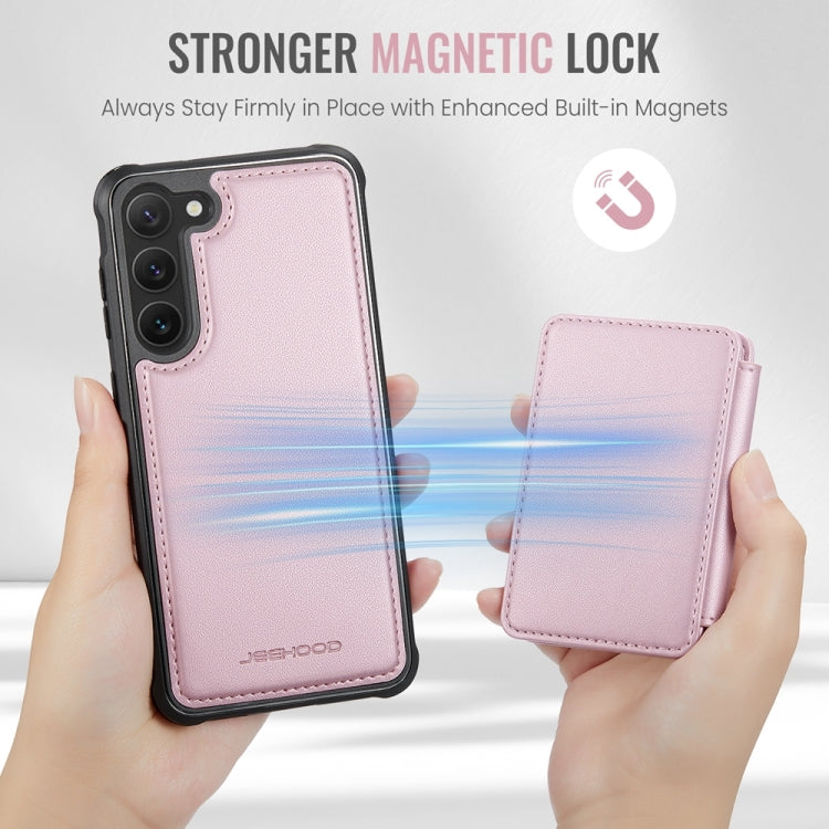 For Samsung Galaxy S23+ 5G JEEHOOD J05 Business Magnetic Style RFID Leather Phone Case