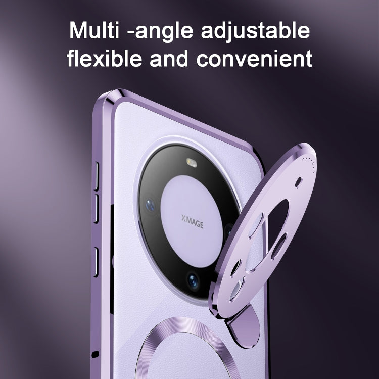 For Huawei Mate 60 Pro Aromatherapy Holder Single-sided MagSafe Magnetic Phone Case