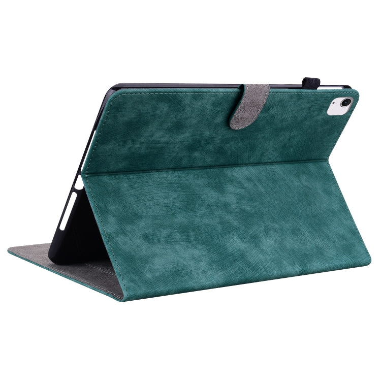 For iPad Air 13 2026 / 2025 / 2024 Embossed Tiger Pattern Leather Tablet Case
