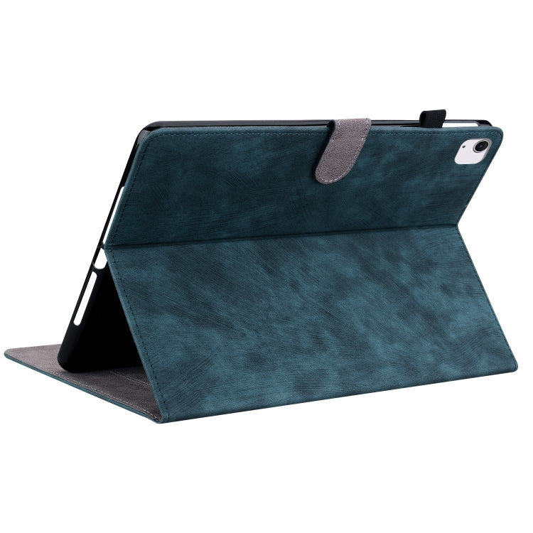 For iPad Air 13 2026 / 2025 / 2024 Embossed Tiger Pattern Leather Tablet Case