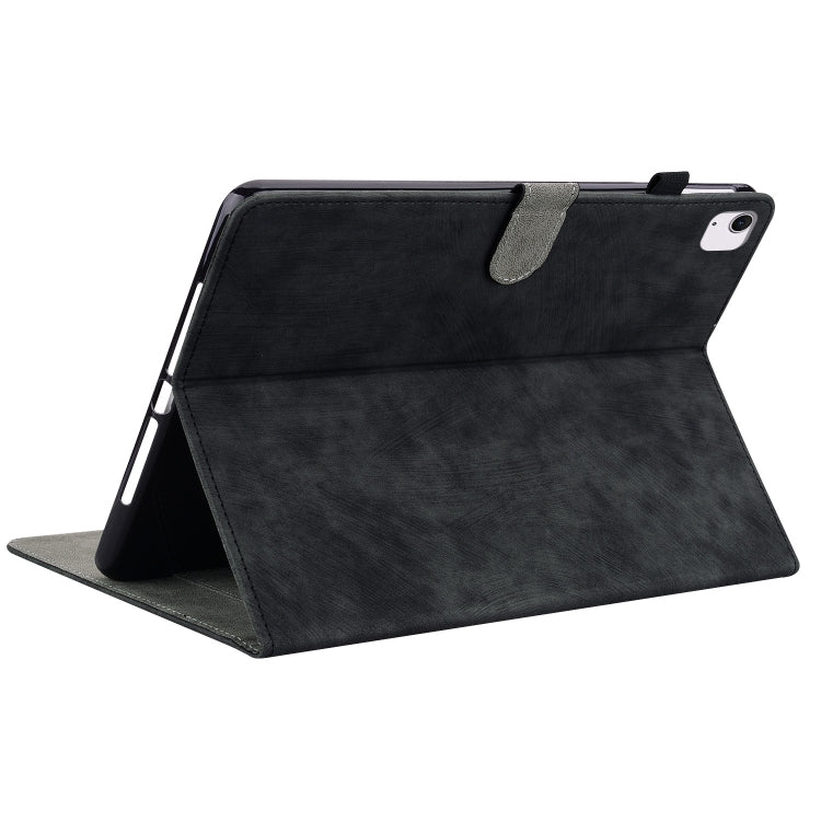 For iPad Air 13 2026 / 2025 / 2024 Embossed Tiger Pattern Leather Tablet Case