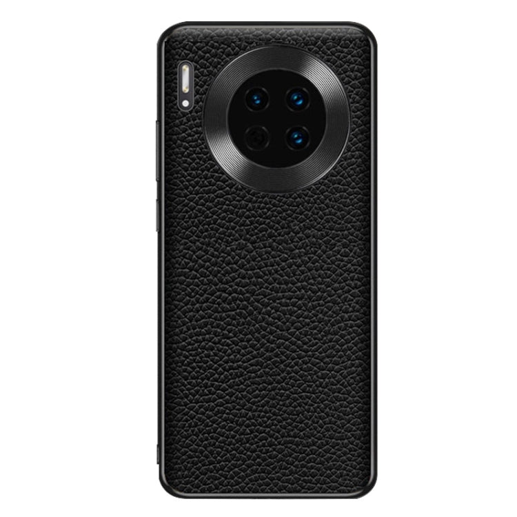 For Huawei Mate 30 Genuine Leather Litchi Texture Phone Case