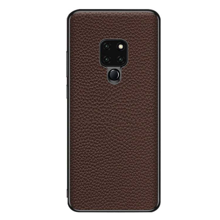 For Huawei Mate 20 Genuine Leather Litchi Texture Phone Case