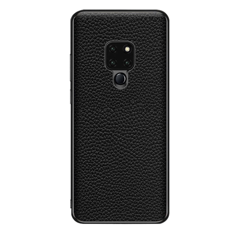 For Huawei Mate 20 Genuine Leather Litchi Texture Phone Case