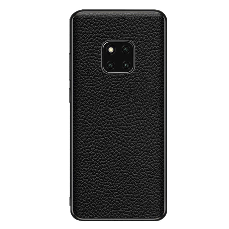 For Huawei Mate 20 Pro Genuine Leather Litchi Texture Phone Case