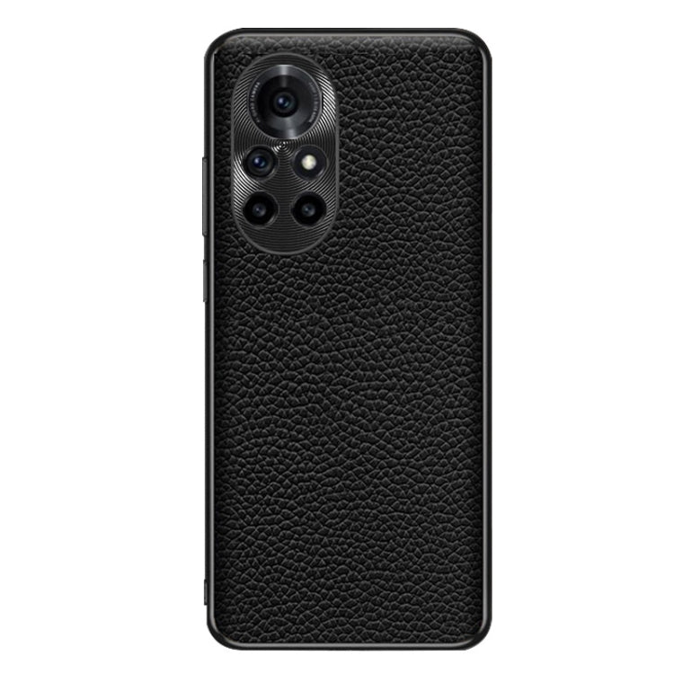 For Huawei nova 8 Pro Genuine Leather Litchi Texture Phone Case