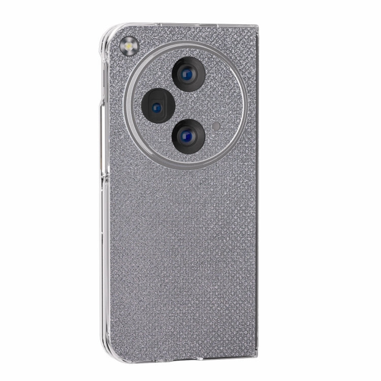 For OPPO Find N3 Transparent Frame Diamond Full Coverage Shockproof Phone Case