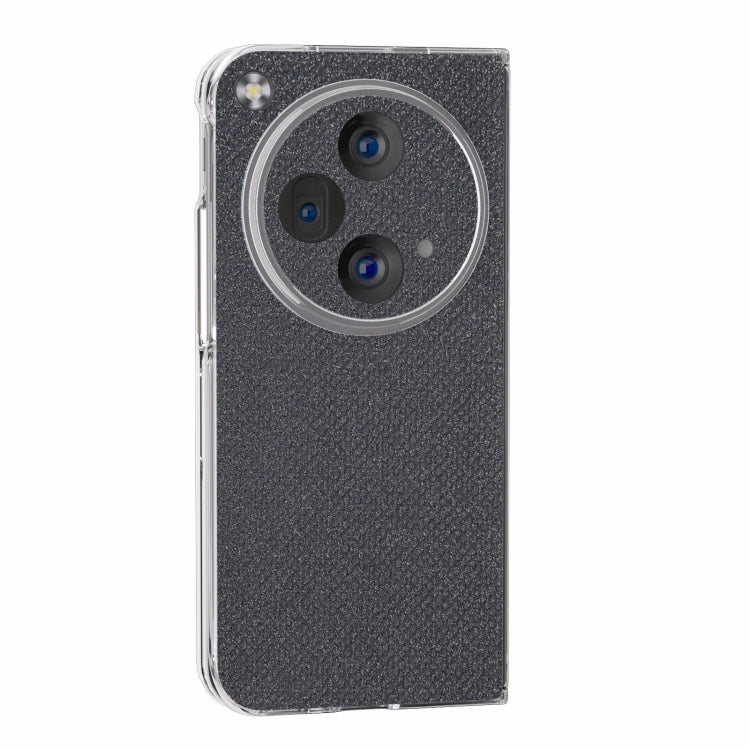 For OPPO Find N3 Transparent Frame Diamond Full Coverage Shockproof Phone Case