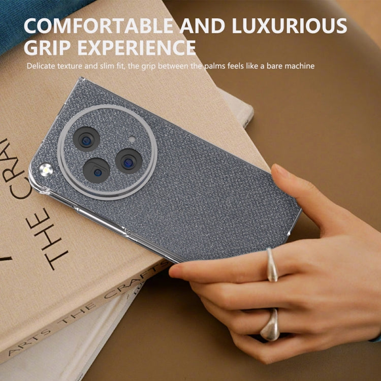 For OPPO Find N3 Transparent Frame Diamond Full Coverage Shockproof Phone Case