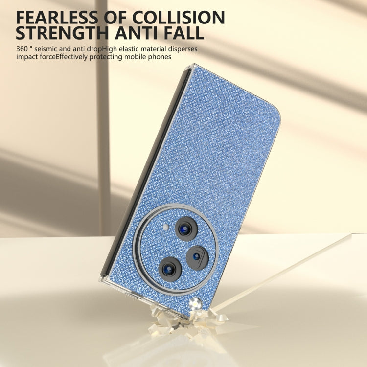 For OPPO Find N3 Transparent Frame Diamond Full Coverage Shockproof Phone Case