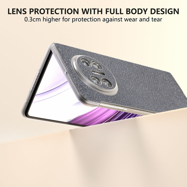 For Huawei Mate X5 Frosted Transparent Edge Diamond Phone Case
