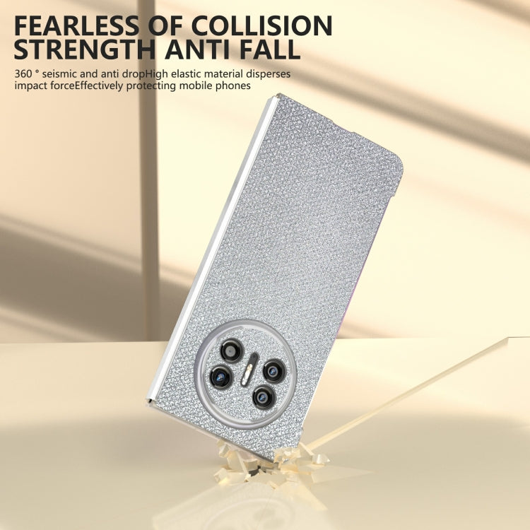 For Huawei Mate X5 Frosted Transparent Edge Diamond Phone Case
