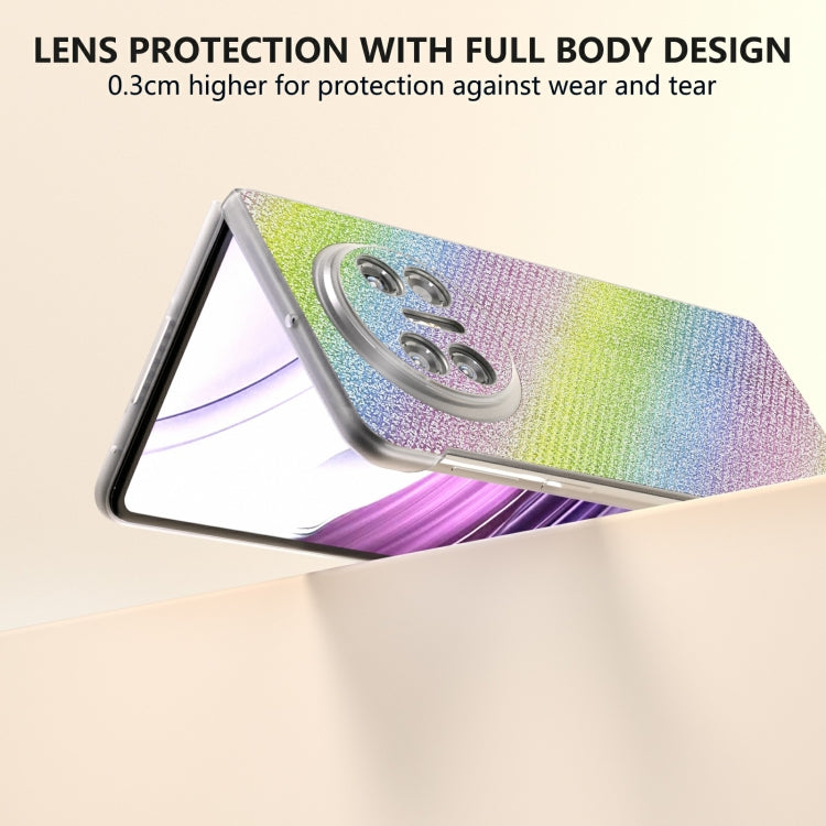 For Huawei Mate X5 Frosted Transparent Edge Diamond Phone Case