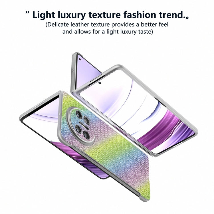 For Huawei Mate X5 Frosted Transparent Edge Diamond Phone Case