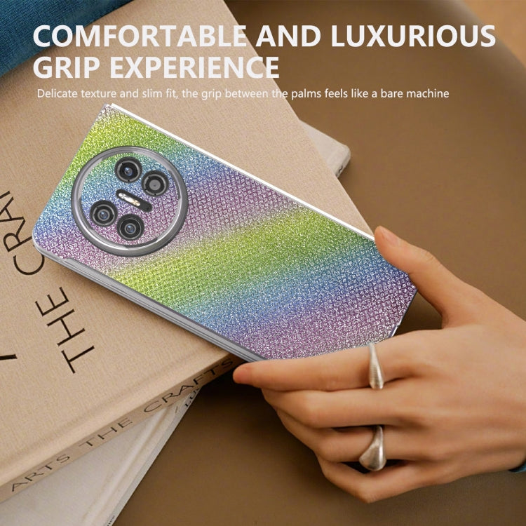 For Huawei Mate X5 Frosted Transparent Edge Diamond Phone Case