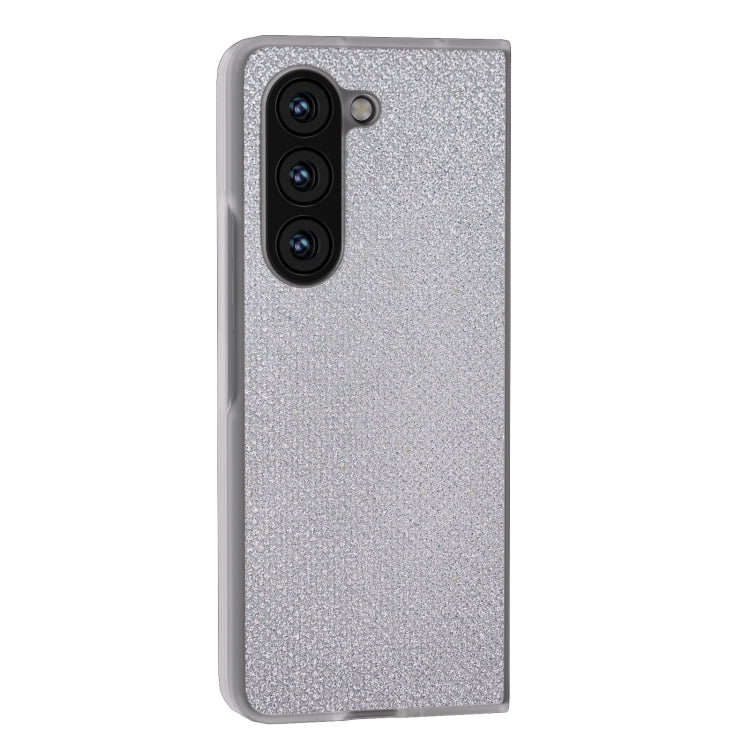 For Samsung Galaxy Z Fold5 Frosted Transparent Edge Diamond Phone Case