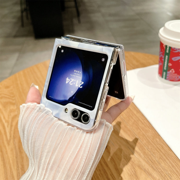 For Samsung Galaxy Z Flip5 Creative Porcelain Painting PC Full Coverage Fold Shockproof Phone Case
