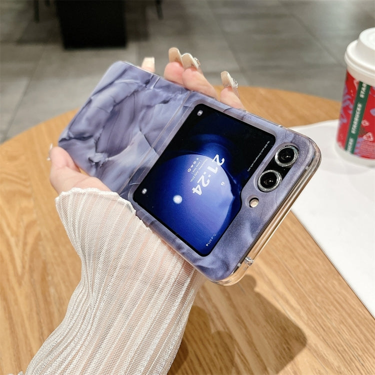 For Samsung Galaxy Z Flip5 Creative Porcelain Painting PC Full Coverage Fold Shockproof Phone Case