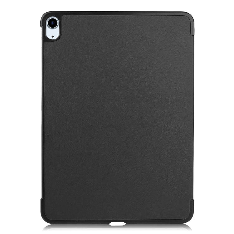 For iPad Air 11 2026 / 2025 / 2024 Custer Pure Color 3-Fold Holder Smart Leather Tablet Case