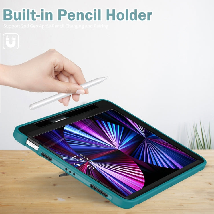 For iPad Pro 11 2025 / 2024 Spider Wheel Silicone Hybrid PC Tablet Case