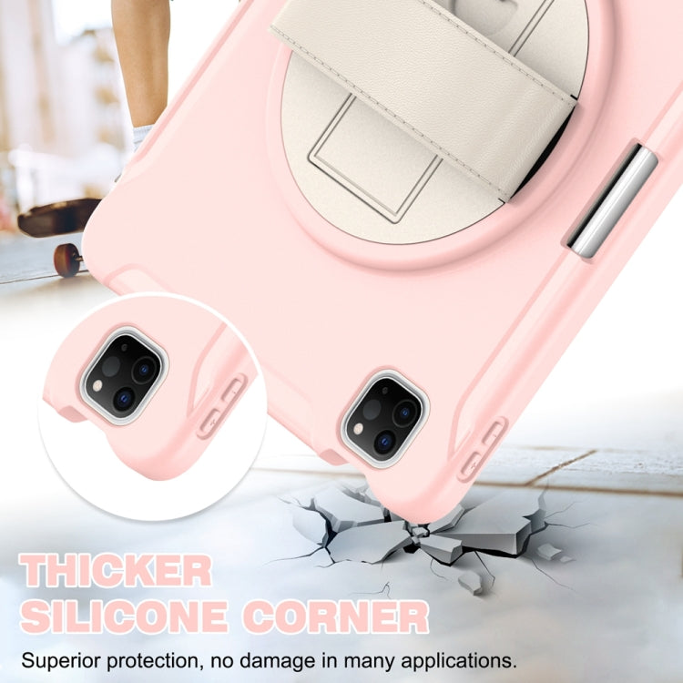 For iPad Pro 11 2025 / 2024 Spider Wheel Silicone Hybrid PC Tablet Case