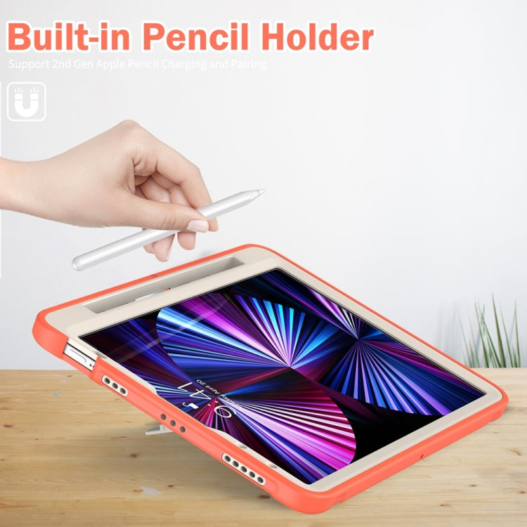 For iPad Air 11 2026 / 2025 / 2024 Spider Wheel Silicone Hybrid PC Tablet Case