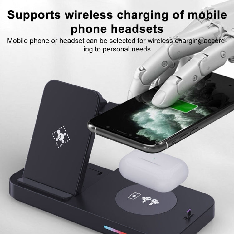 For Huawei Series 3 in 1 15W Earphones/Phones/Watch Fold Wireless Charger Stand