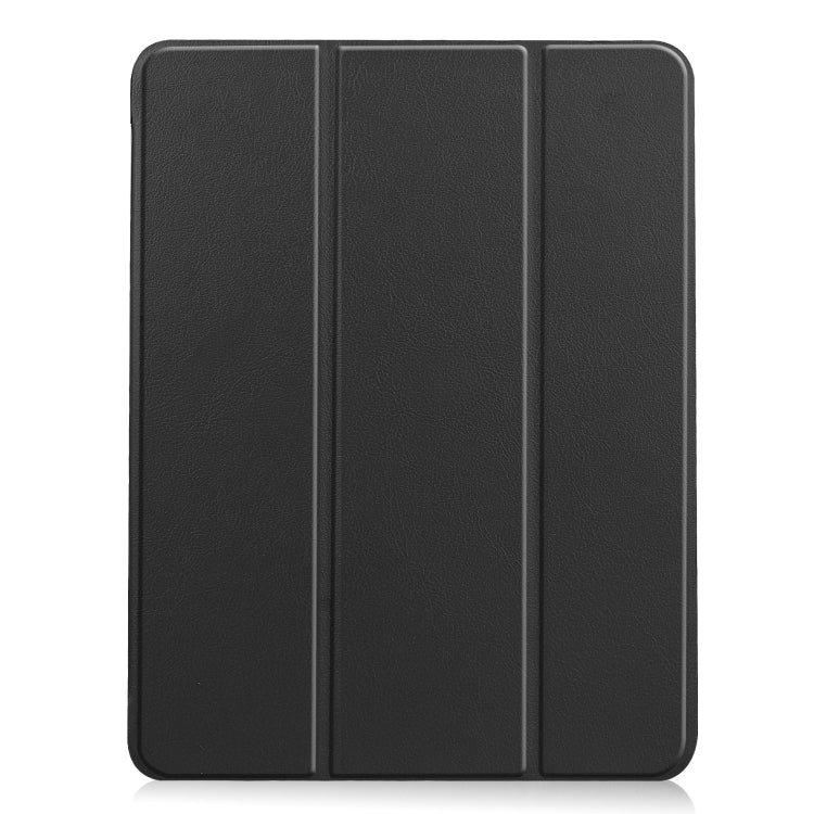 For iPad Air 11 2024 / 2025 / 2026 Custer TPU Pure Color 3-Fold Holder Smart Leather Tablet Case