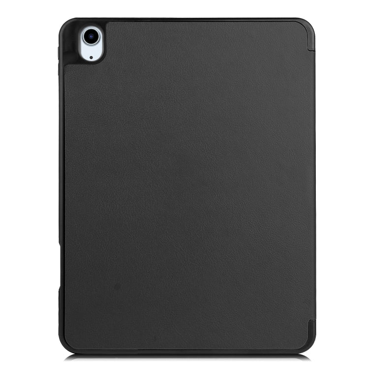 For iPad Air 11 2024 / 2025 / 2026 Custer TPU Pure Color 3-Fold Holder Smart Leather Tablet Case