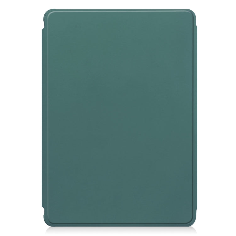 For iPad Air 13 2026 / 2025 / 2024 Transparent Rotation Smart Leather Tablet Case with Keyboard