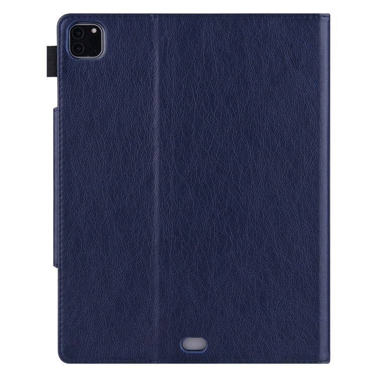 For iPad Pro 11 2025 / 2024 Solid Color Metal Buckle Leather Smart Tablet Case