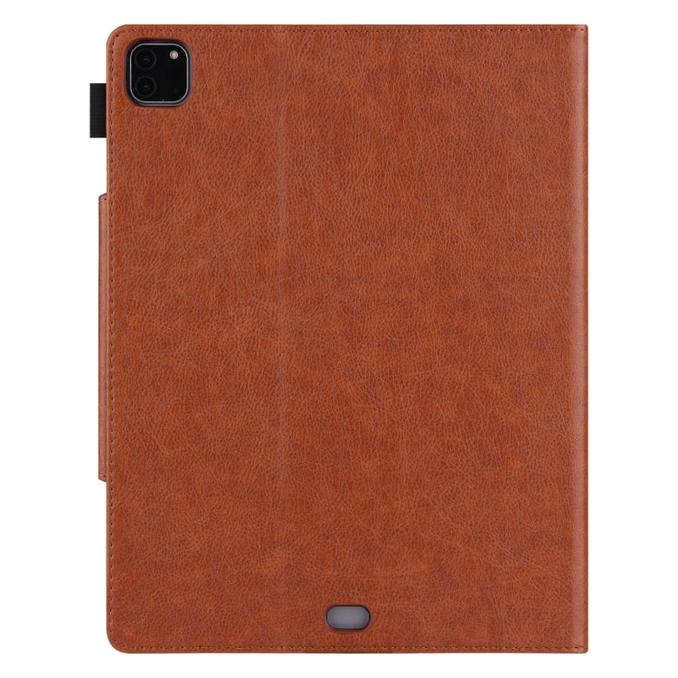 For iPad Pro 11 2025 / 2024 Solid Color Metal Buckle Leather Smart Tablet Case