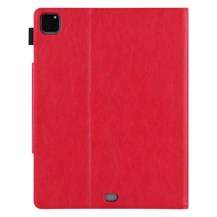 For iPad Pro 11 2025 / 2024 Solid Color Metal Buckle Leather Smart Tablet Case