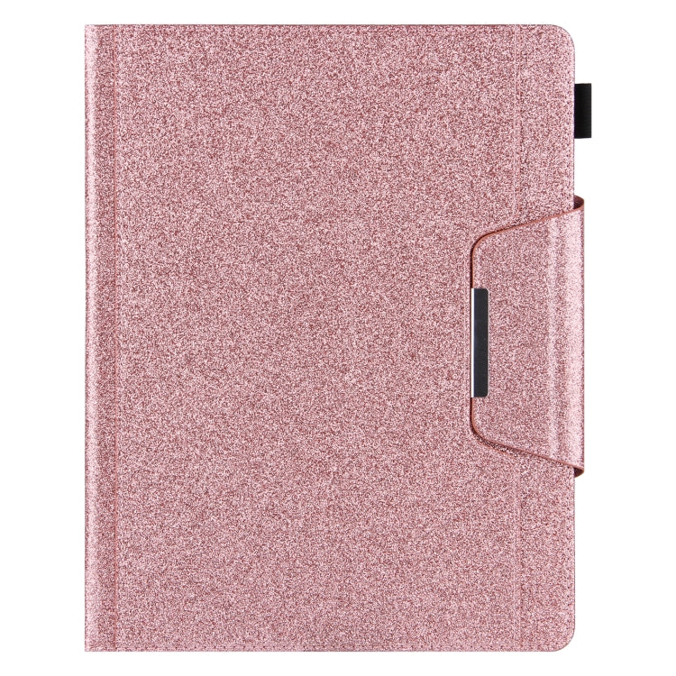 For iPad Pro 13 2025 / 2024 Glitter Metal Buckle Leather Smart Tablet Case