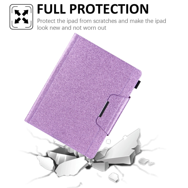 For iPad Pro 13 2025 / 2024 Glitter Metal Buckle Leather Smart Tablet Case