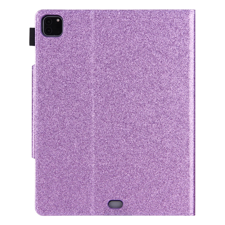 For iPad Pro 11 2025 / 2024 Glitter Metal Buckle Leather Smart Tablet Case