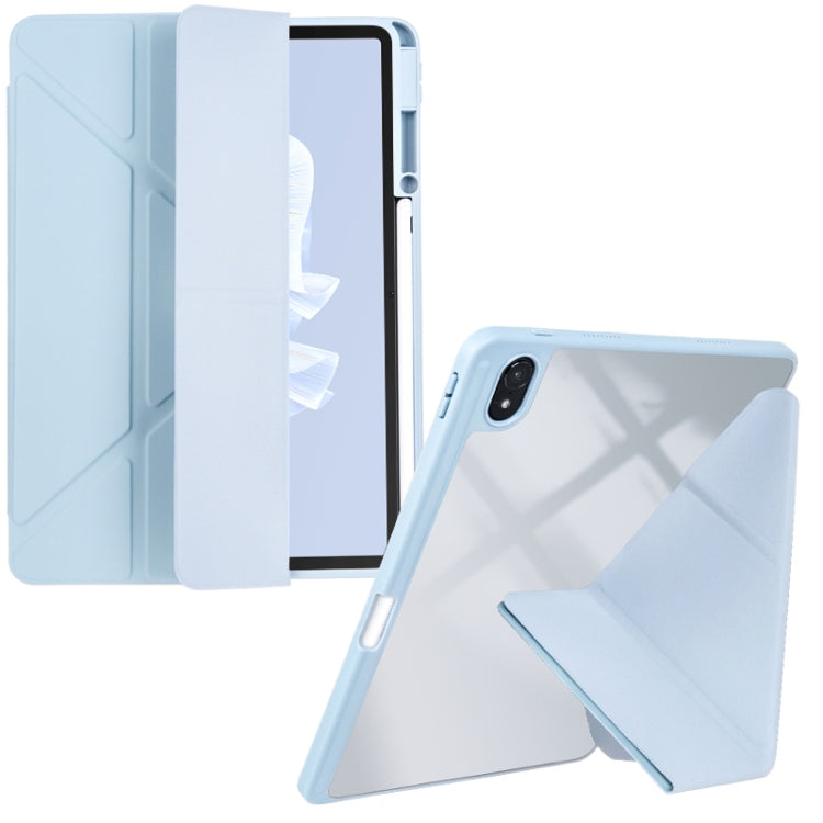 For Huawei MatePad Air 11.5 2023 Clear Acrylic Deformation Leather Tablet Case