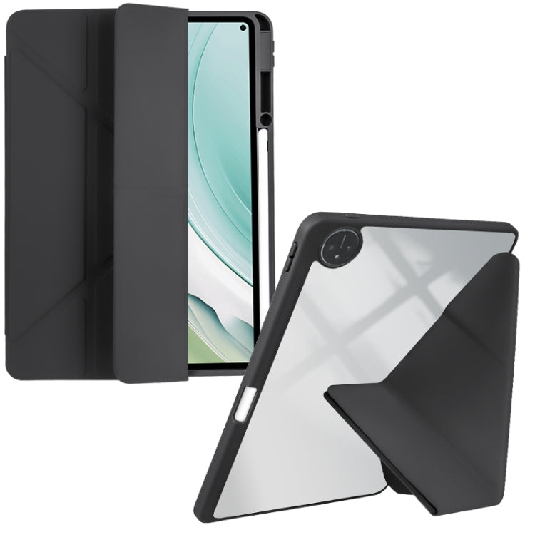 For Huawei MatePad Pro 11 2022 / 2024 Clear Acrylic Deformation Leather Tablet Case
