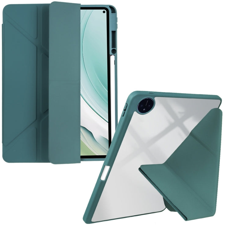 For Huawei MatePad Pro 11 2022 / 2024 Clear Acrylic Deformation Leather Tablet Case