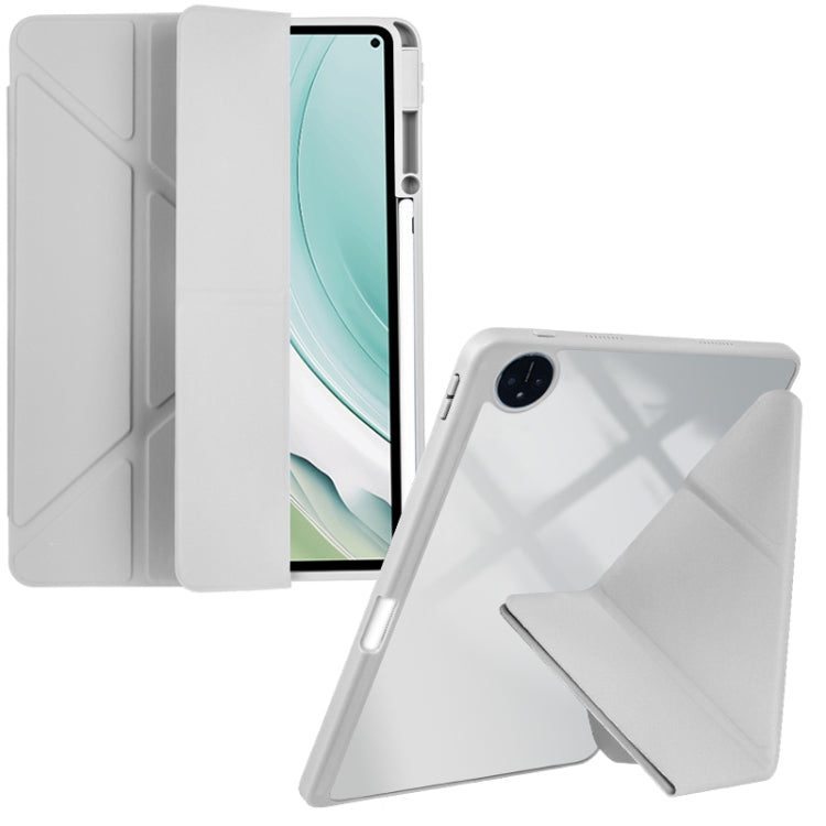For Huawei MatePad Pro 11 2022 / 2024 Clear Acrylic Deformation Leather Tablet Case