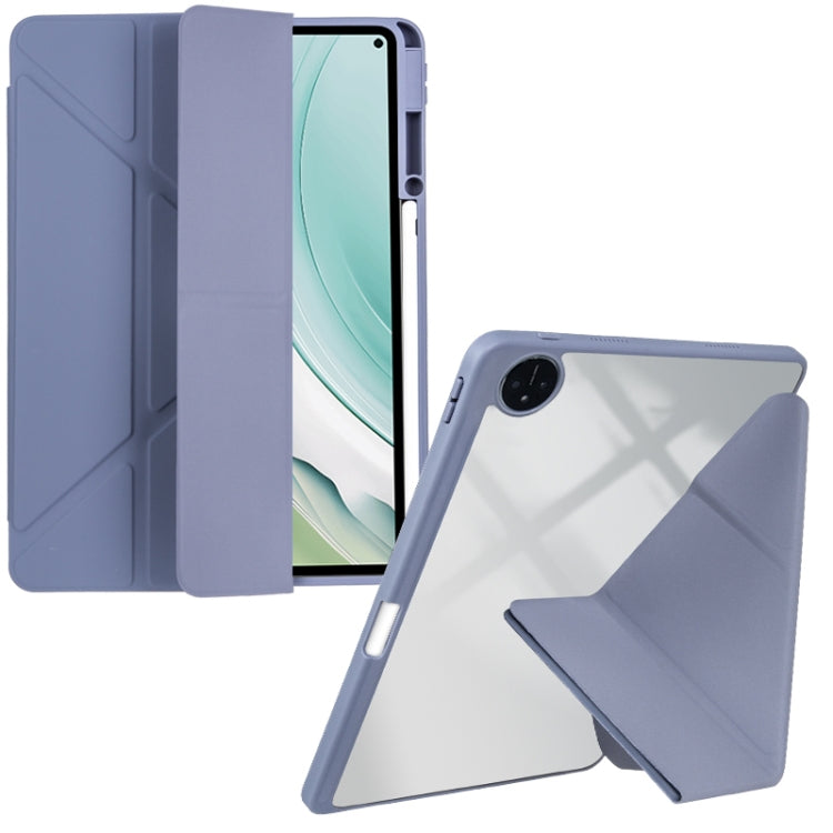 For Huawei MatePad Pro 11 2022 / 2024 Clear Acrylic Deformation Leather Tablet Case