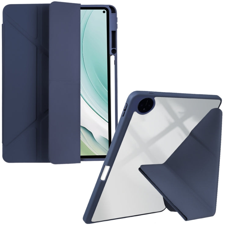 For Huawei MatePad Pro 11 2022 / 2024 Clear Acrylic Deformation Leather Tablet Case