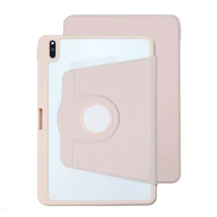 For Huawei MatePad 10.8 Acrylic 360 Degree Rotation Holder Tablet Leather Case