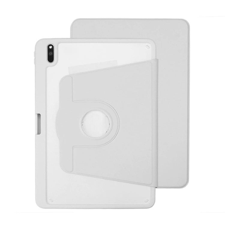 For Huawei MatePad 10.8 Acrylic 360 Degree Rotation Holder Tablet Leather Case