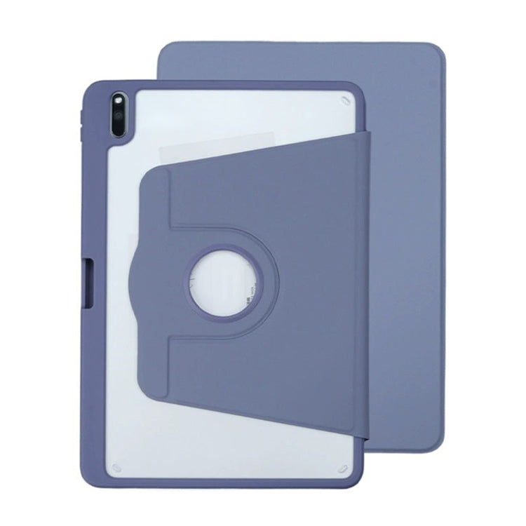 For Huawei MatePad 10.8 Acrylic 360 Degree Rotation Holder Tablet Leather Case