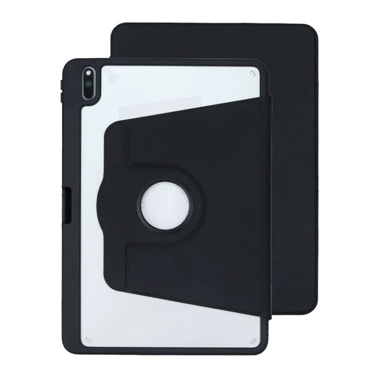 For Huawei MatePad 10.8 Acrylic 360 Degree Rotation Holder Tablet Leather Case